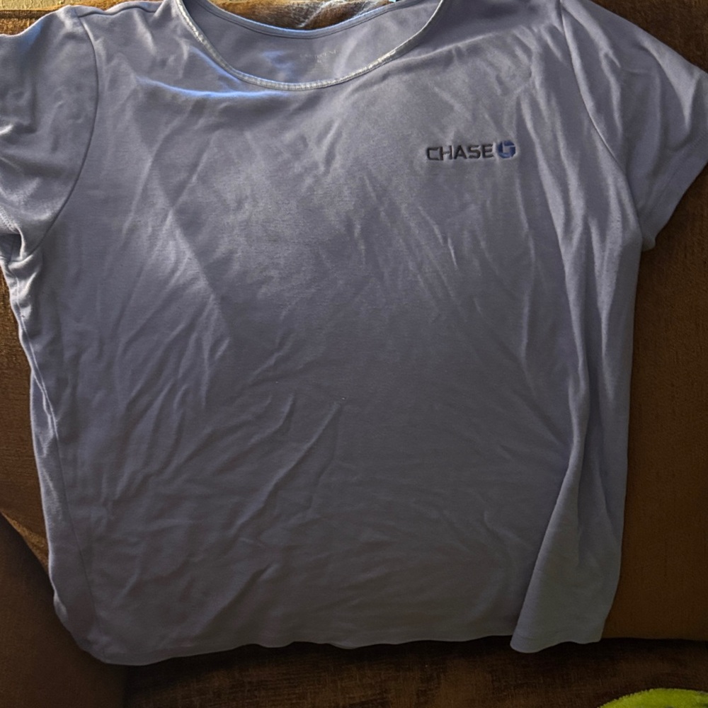 Chase Lands' End Women's Gray Short Sleeve Tee